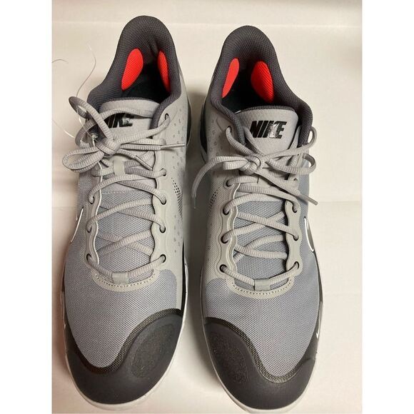 Nike Alpha Huarache Elite 3 Low Light Gray CK0746 Metal Baseball Cleats 15 New main image 4